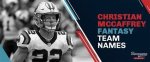 60+ Christian Mccaffrey Fantasy Football Team Names (2023)