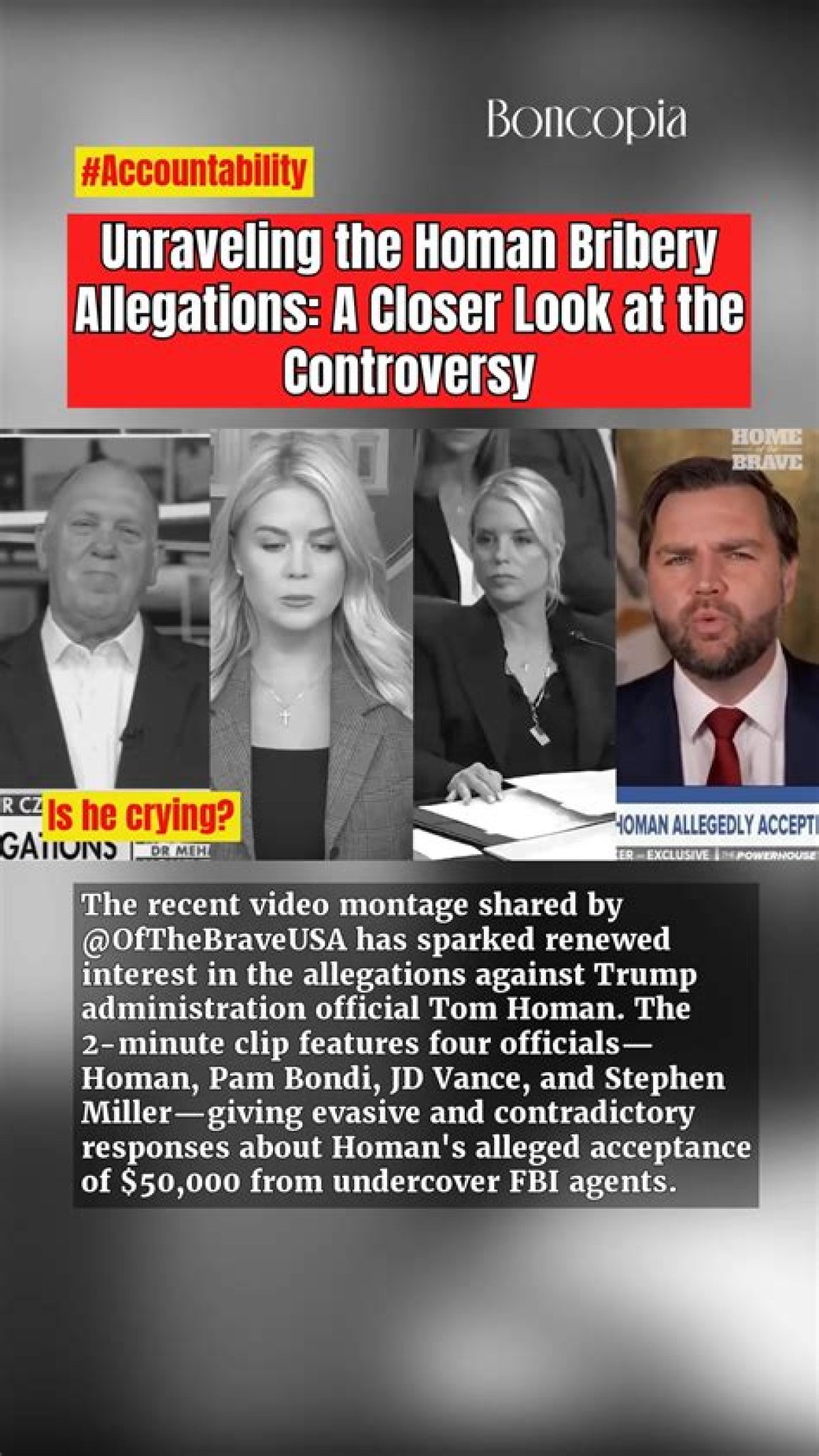 A Closer Look at the Recent Controversy