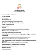 A Contestant Profile from the Courtship