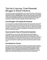 A Journey of Support, Influence, and Personal Growth