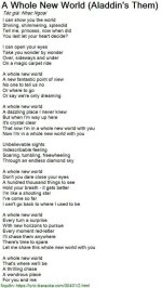 A Whole New New World Lyrics: Discovering the Magic Behind the Song