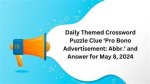 Abbr. Crossword Clue Daily Themed Crossword ·