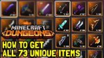All Unique Items in Minecraft Dungeons