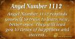 Angel Number 1112 Meaning: Rid Old Habits ·