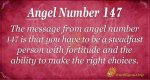 Angel Number 147 ·