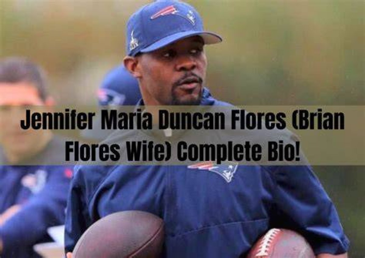 Brian Flores Wife Jennifer Maria Duncan Flores Caring Partner and a Mother of Three ·