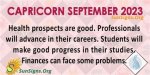 Capricorn September 2023 Monthly Horoscope Predictions