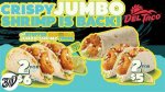 Del Taco New Crispy Jumbo Shrimp Line-up Explored |