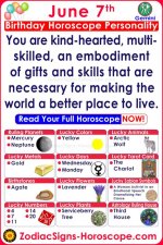 Discovering the Zodiac Sign of June 7Th: a Deeper Insight