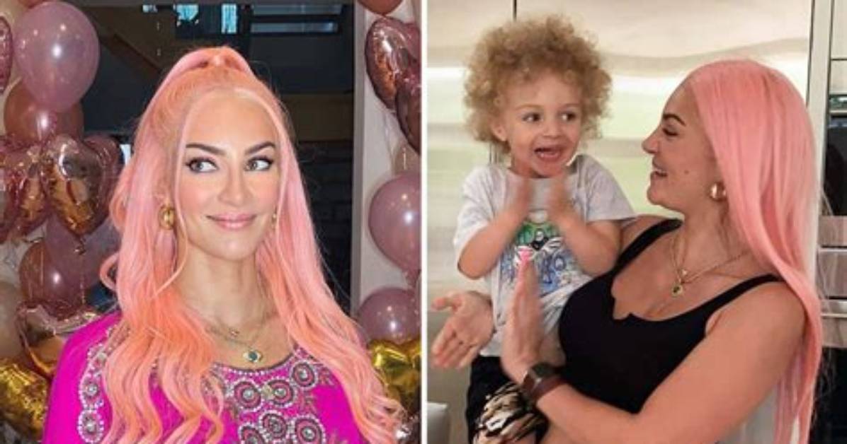 Drakes Baby Mama Sophie Brussaux Shares Ig Photos of Son Adonis and Jokes About His Blonde Hair