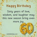 Embracing the Golden Year's: Inspirational 60Th Birthday Wishes