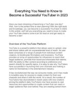 Everything to Know About the Youtuber ·