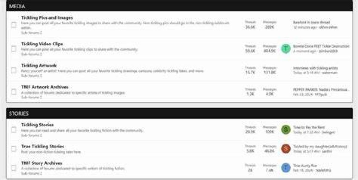 Exploring Tickling Media Forum: a Comprehensive Guide