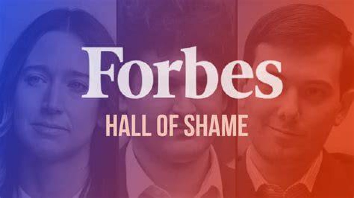 Forbes Built a Hall of Shame for All the Questionable People on Its 30 Under 30 Lists