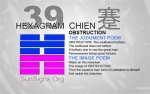 Hexagram 39: Obstruction - I Ching 39 Interpretation Video