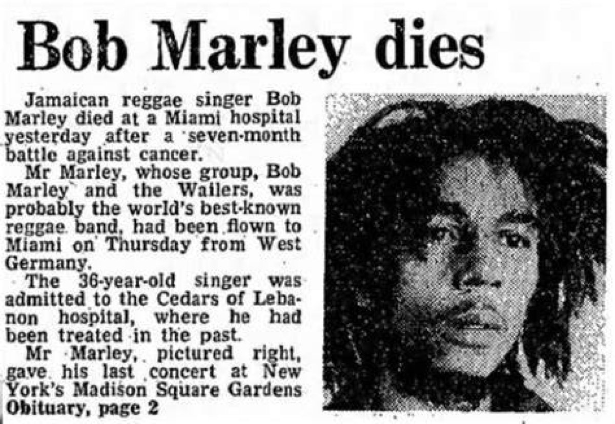 How Bob Marley Died: a Comprehensive Look at the Legend's Final Days
