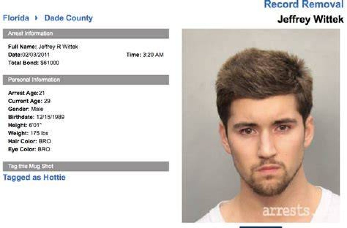 Jeff Wittek Mugshot | Blinkvlog