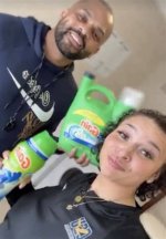 Juan Dixon Spotted with Girlfriend Breanna Gross in Laundromat