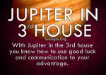 Jupiter in 3Rd House Meaning: Social Representation ·