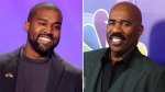 Kanye West Hangs with Steve Harvey After Family Drama ·