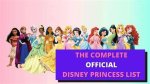 List of All Disney Princesses in Order: a Complete Guide