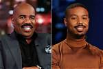 Michael B. Jordan Reunites with Steve Harvey After Lori Harvey Breakup