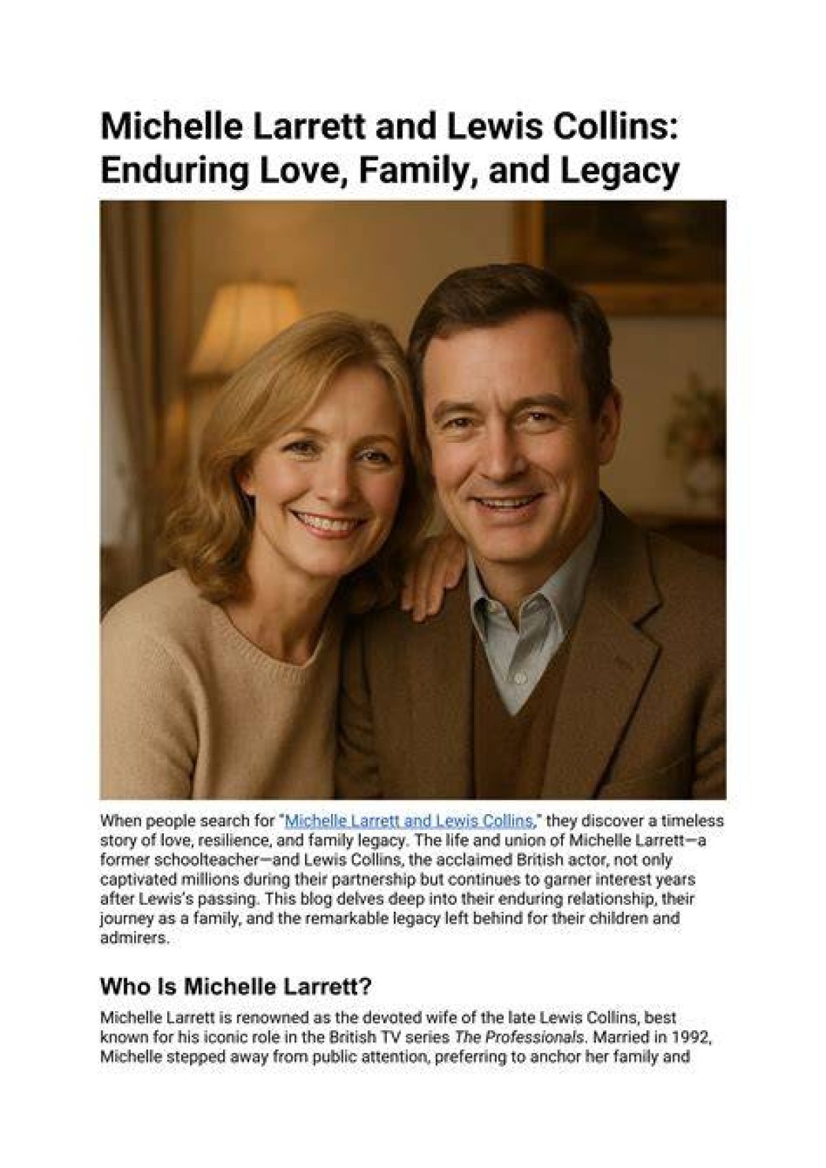 Michelle Larrett: a Comprehensive Look at Her Life and Career