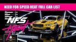 Nfs Heat Car List with Pictures (& Prices)