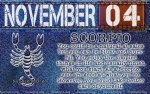 November 4 Zodiac Horoscope Birthday Personality