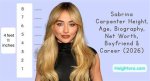 Sabrina Carpenter Bio, Age, Height, Weight, Net Worth, Affair, Ethnicity, Religion, Life, Trivia, Facts, Boyfriend, Wiki