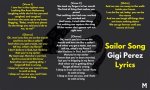 Sailor Song Lyrics by Gigi Perez: a Deep Dive into the Melodic World