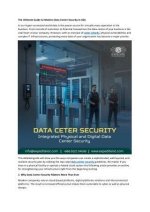 The Ultimate Guide to Data Security