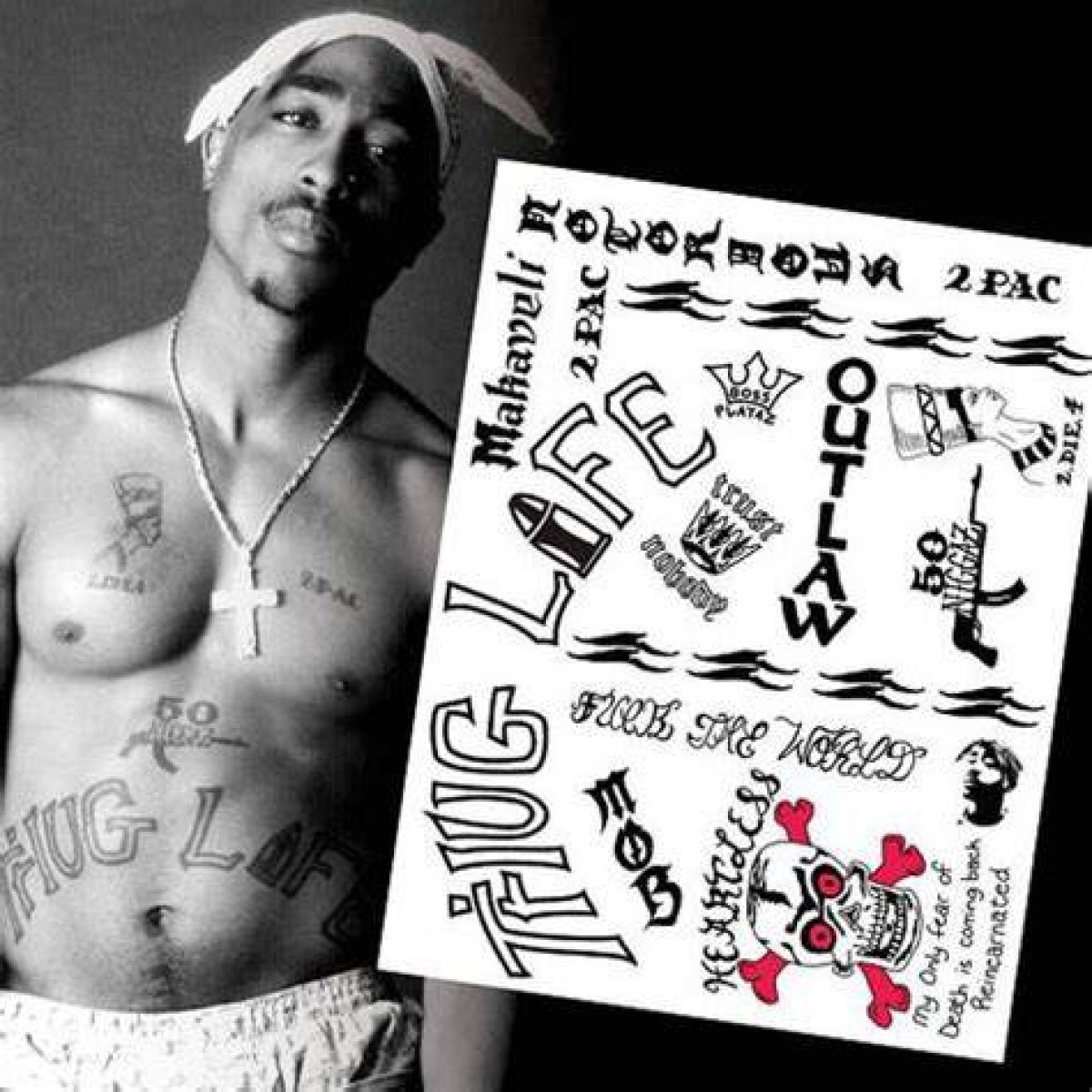 Tupac Tattoos: a Tribute to an Iconic Legacy