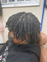 Two Strand Twist No Middle Part