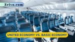 United Basic Economy Vs. Economy Vs. Economy Plus |