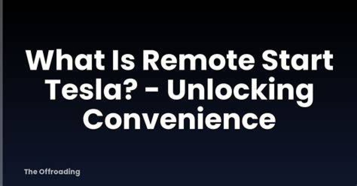 Unlocking Convenience: the Hidden Remote Start Revolution