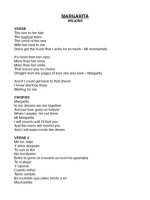 Unveiling the Magic of Margarita Songs Lyrics: a Lyrical Journey