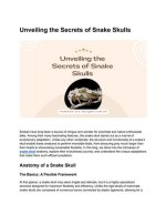 Unveiling the Secrets of Gender Neutral Snake Names: a Journey of Discovery