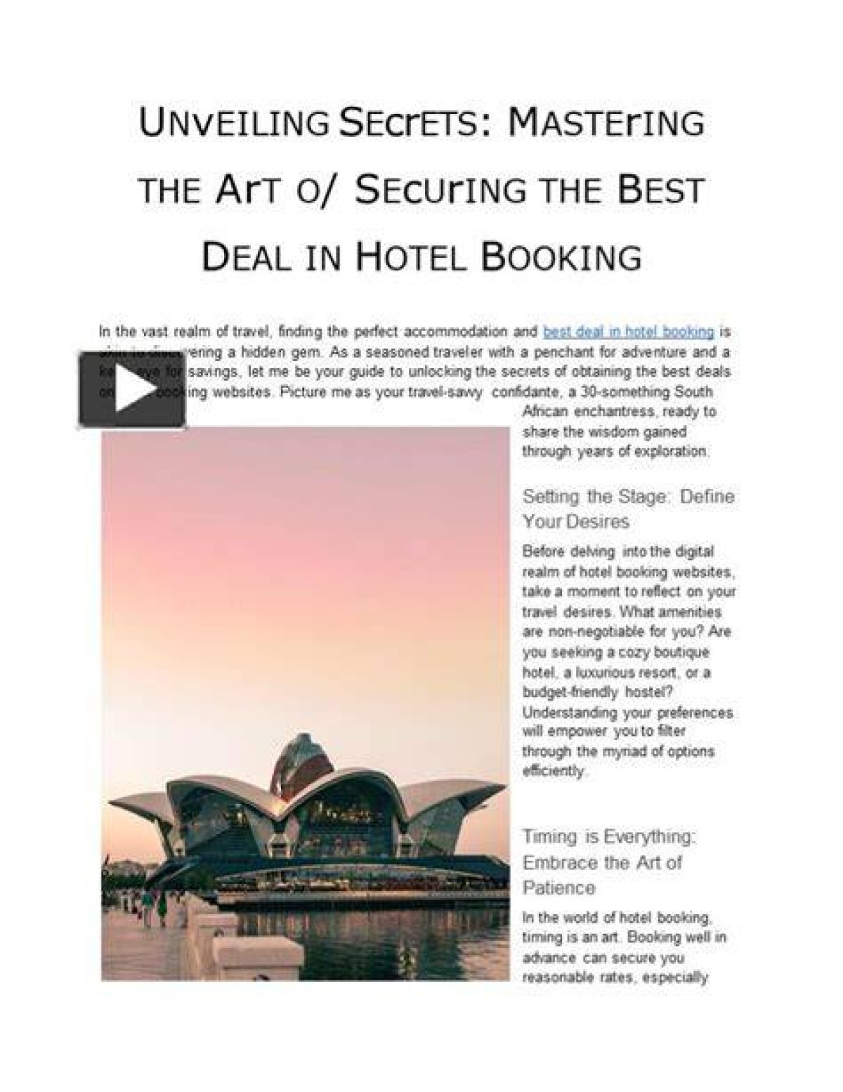 Unveiling the Secrets to Securing Reservations