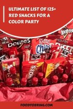 Vibrant Red Snacks for a Colorful Party Experience