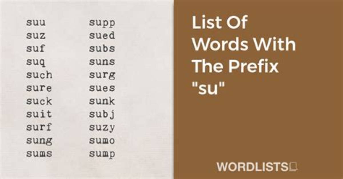 Words Created Using the Letters in 'Suh'
